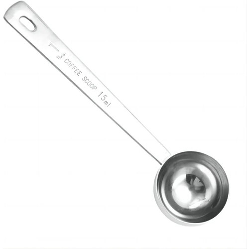 Stainless steel coffee scoop - stainless,