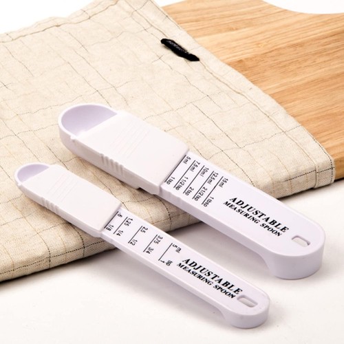 Adjustable measuring spoons - adjustable,