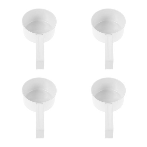 Space saving white - white, scoop