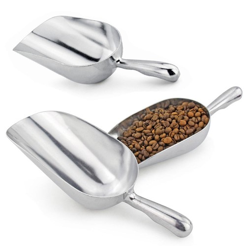 Stainless steel ice scoop - steel,