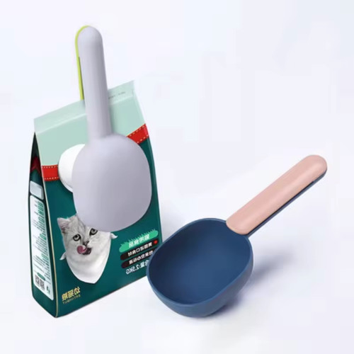 Pet food scoop clip measuring - pet,