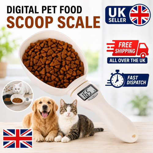 Digital pet food measuring - pet,