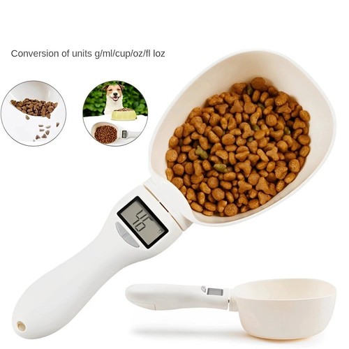 Pet food measuring scoop - food,
