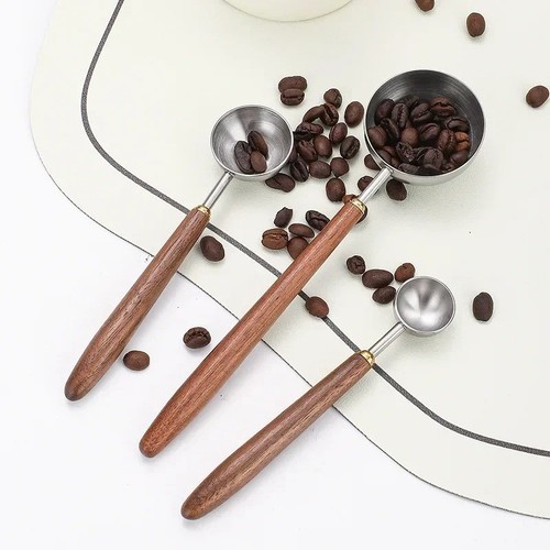 Wood handle scoop - handle,