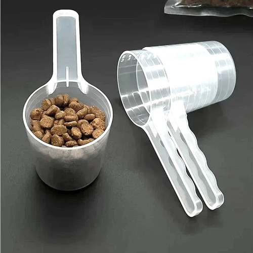 Transparent pet food measuring - pet,